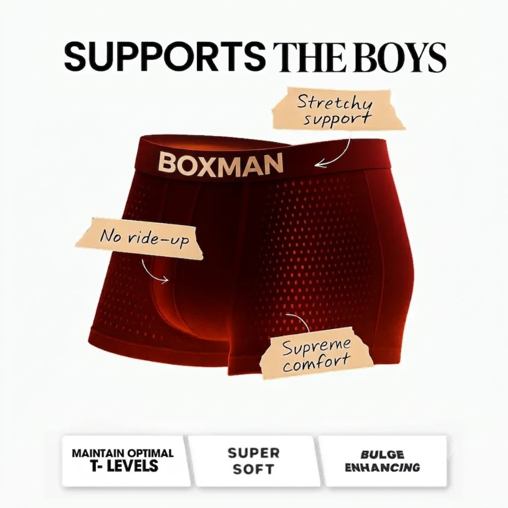 Premium Bamboo Boxers 1.0 | 2-Pack + Get 3 FREE