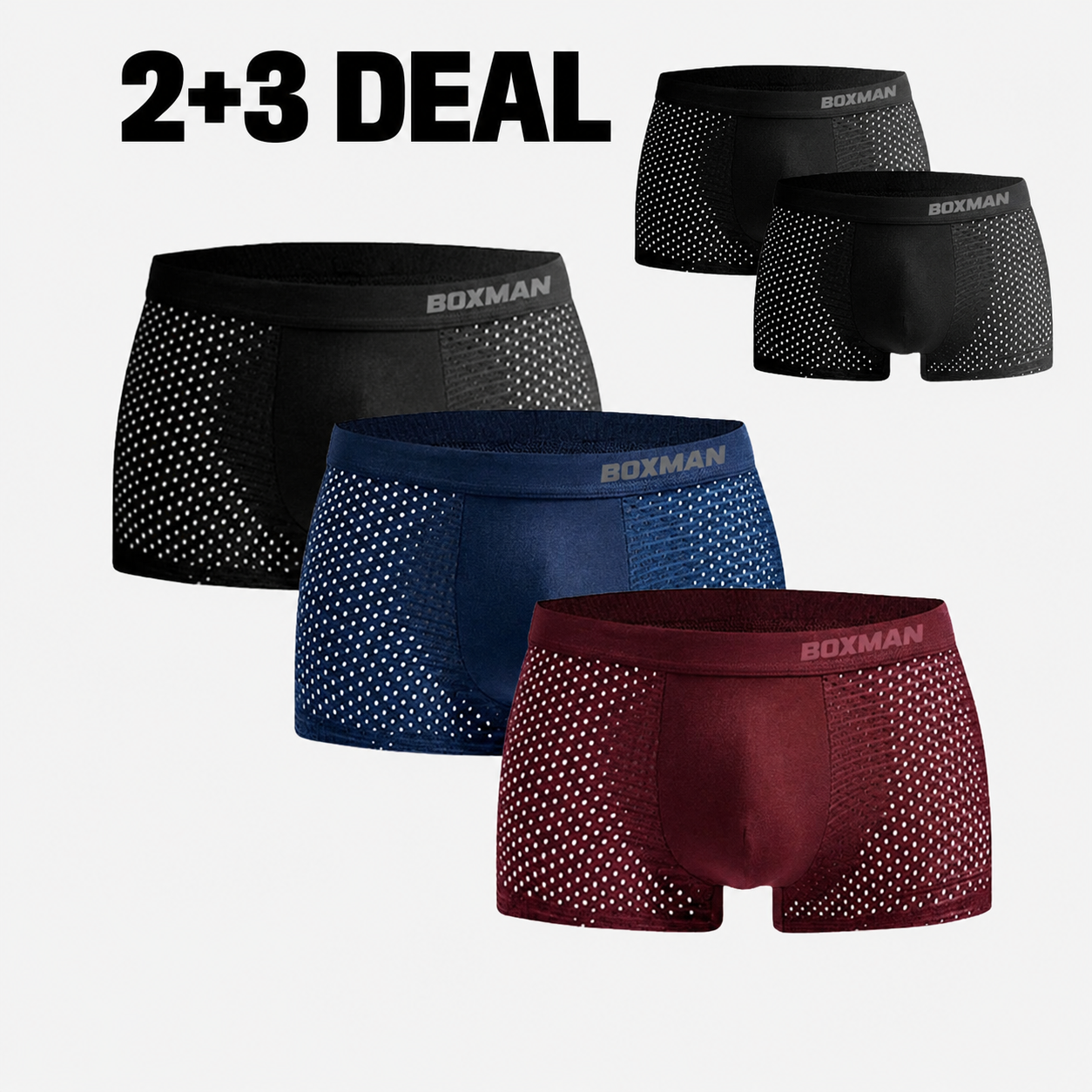 Bamboo Boxman Shorts Original Buy 2, Get 3 Free